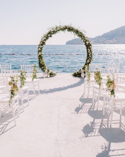 wedding-arch-reception-with-sea-view-in-montenegro
